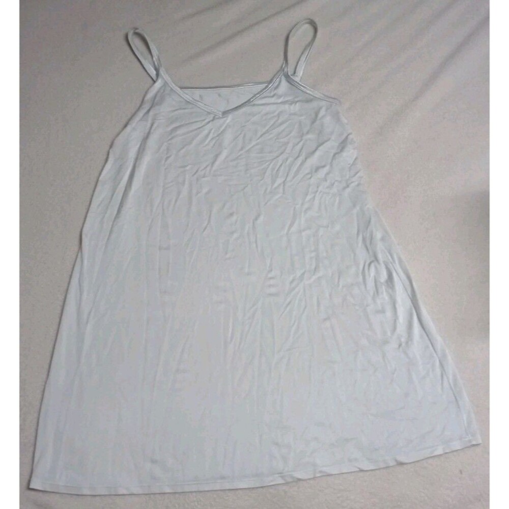 Vtg Vanity Fair Full Slip Womens Sz 40 White Nylon Lingerie Minimalist Lingerie